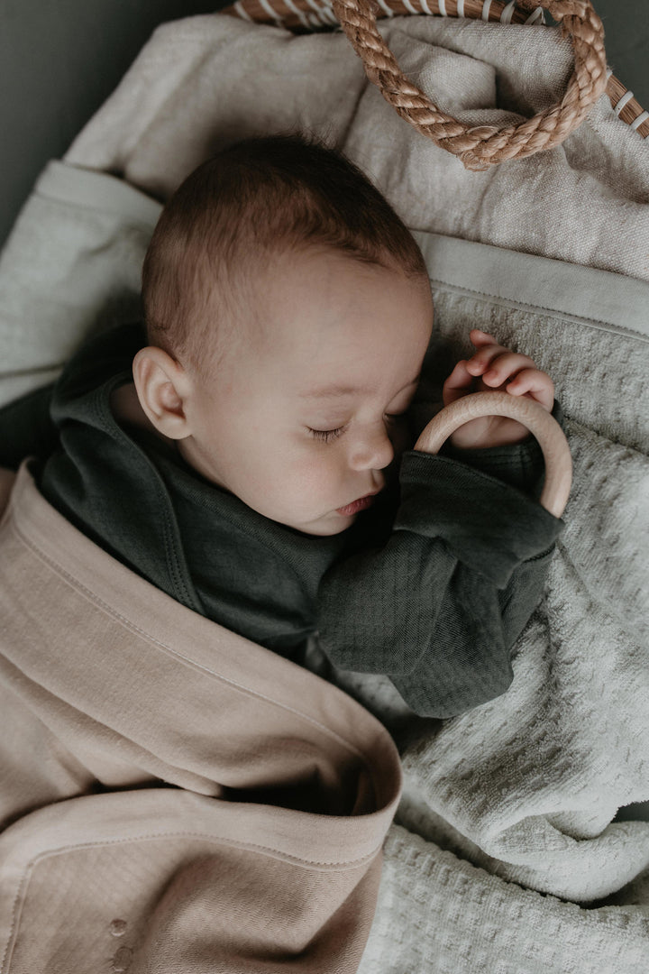 Snoozebaby Houten Bijtring Dark Green - Bijtring - Groen 3