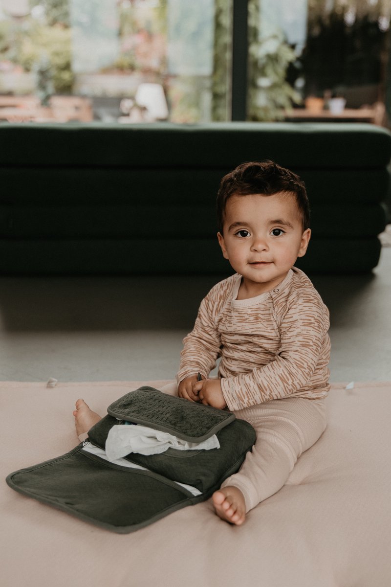 Snoozebaby Pyama Hazel Desert Sand - Baby Pyjama Lichtbruin 2