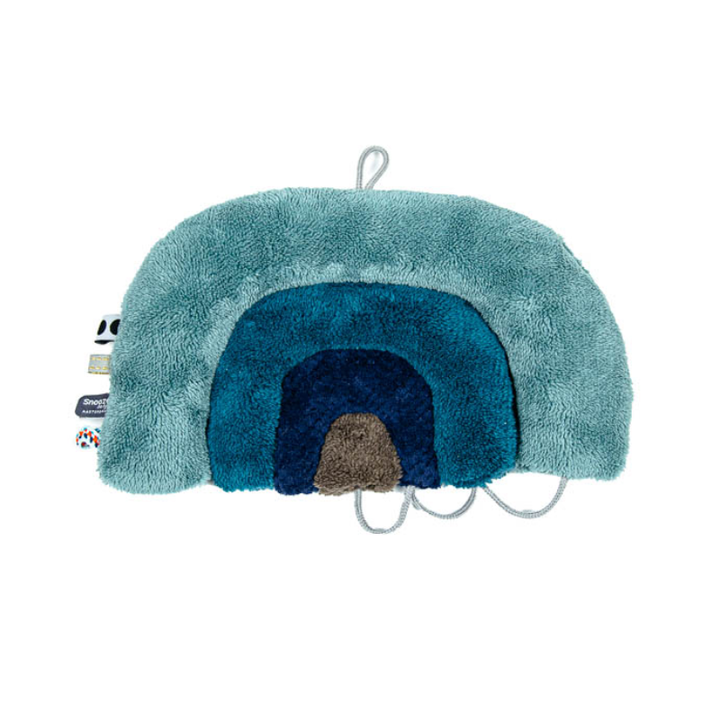 Snoozebaby Rainbow Puzzle Grey Mist - Knuffel Puzzel - Blauw 1
