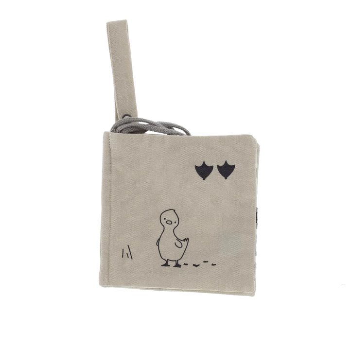 Snoozebaby Activity Booklet Whose Trail - Knisperboekje Ecru 1