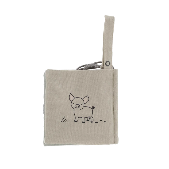 Snoozebaby Activity Booklet Whose Trail - Knisperboekje Ecru 5