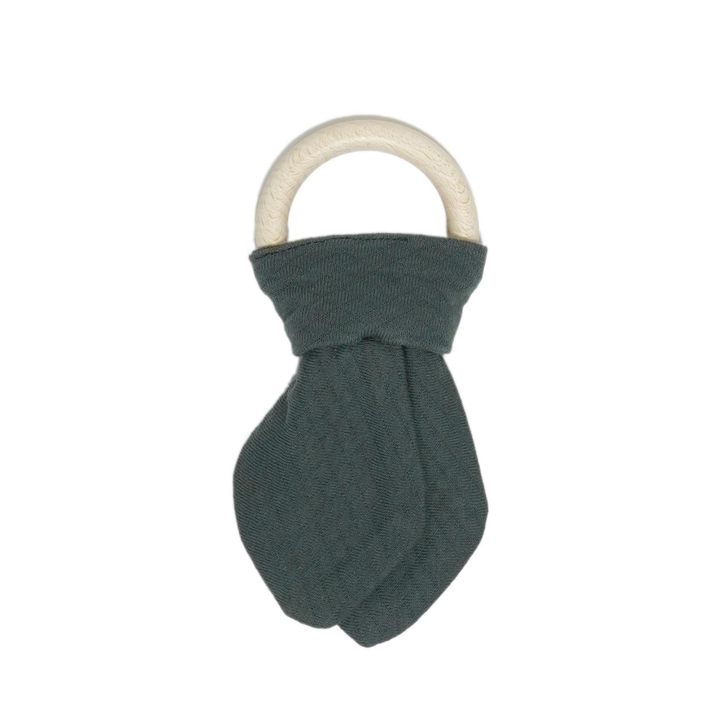 Snoozebaby Houten Bijtring Dark Green - Bijtring - Groen 1