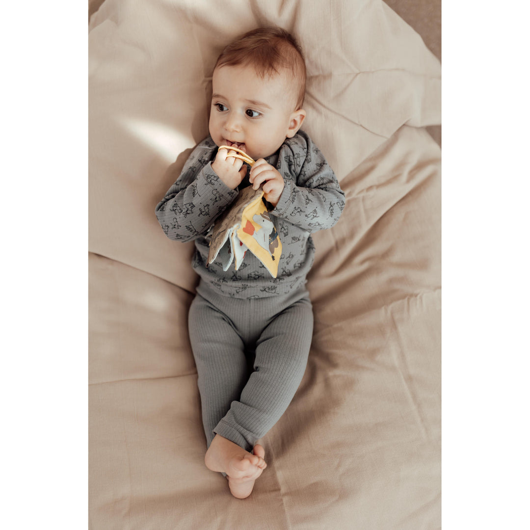 Snoozebaby Pyama Cloudy Grey - Baby Pyjama Unisex - Grijs 2