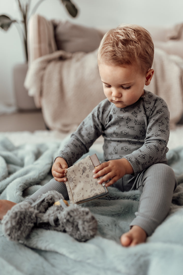 Snoozebaby Pyama Cloudy Grey - Baby Pyjama Unisex - Grijs 5