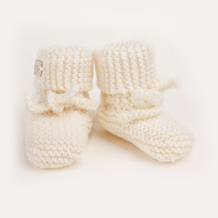 Softies Babyslofjes Merino Wol Naturel - Babysokjes - Creme 1