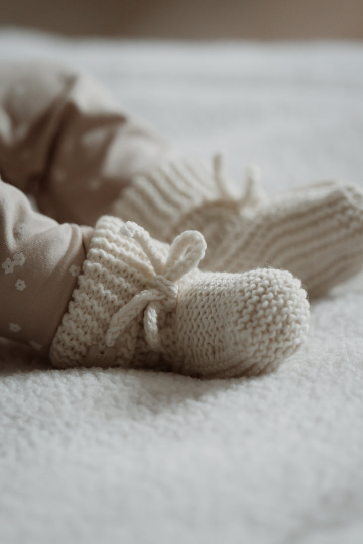Softies Babyslofjes Merino Wol Naturel - Babysokjes - Creme 2