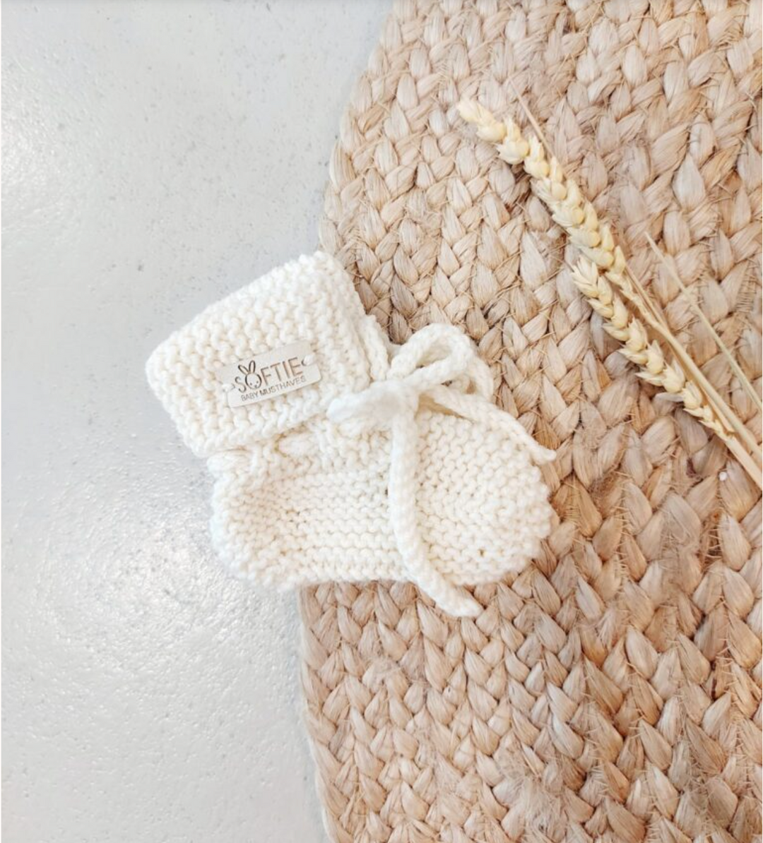 Softies Babyslofjes Merino Wol Naturel - Babysokjes - Creme 3