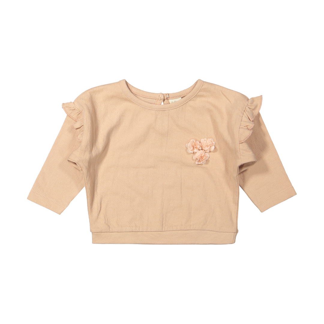 T-shirt Sweater Mette Core Pink - Meisjes Trui - Lichtroze 1