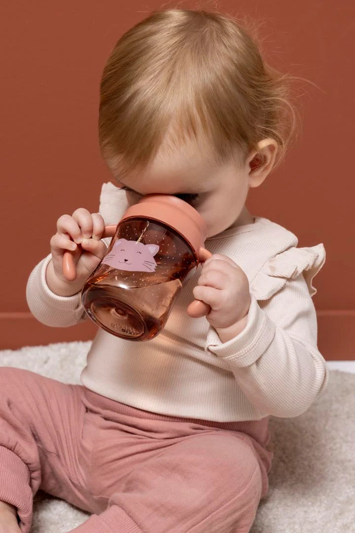Trixie 360° Drinkbeker met Handvaten - Mrs. Cat - Roze 2