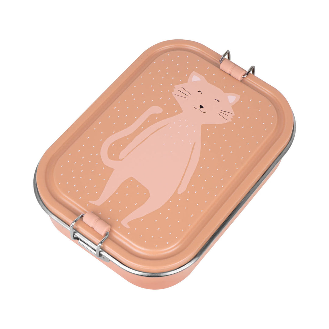Trixie Brooddoos Groot - Mrs. Cat - Roestvrij Staal - Roze 1
