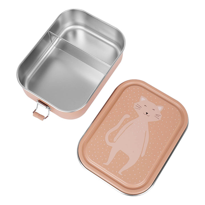 Trixie Brooddoos Groot - Mrs. Cat - Roestvrij Staal - Roze 3