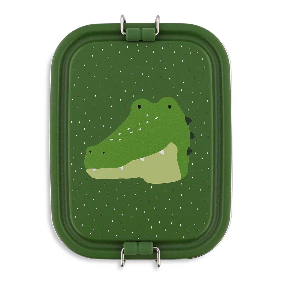 Trixie Brooddoos Klein - Mr. Alligator Roestvrij Staal Groen 1