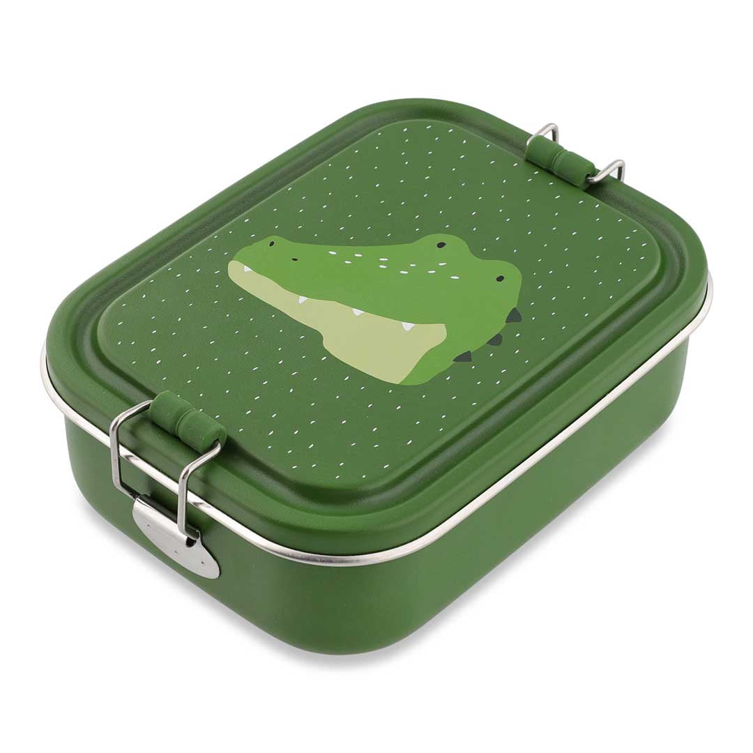 Trixie Brooddoos Klein - Mr. Alligator Roestvrij Staal Groen 3