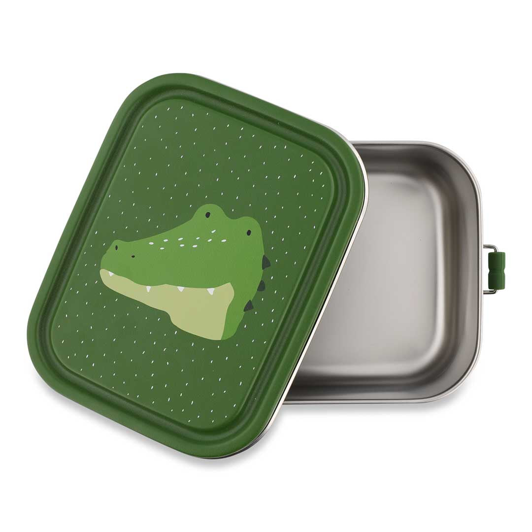 Trixie Brooddoos Klein - Mr. Alligator Roestvrij Staal Groen 4
