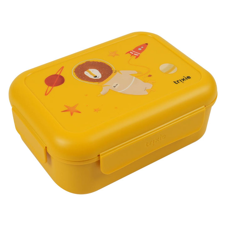 Trixie Brooddoos met Clips - Spaceman Mr. Lion - Geel 2