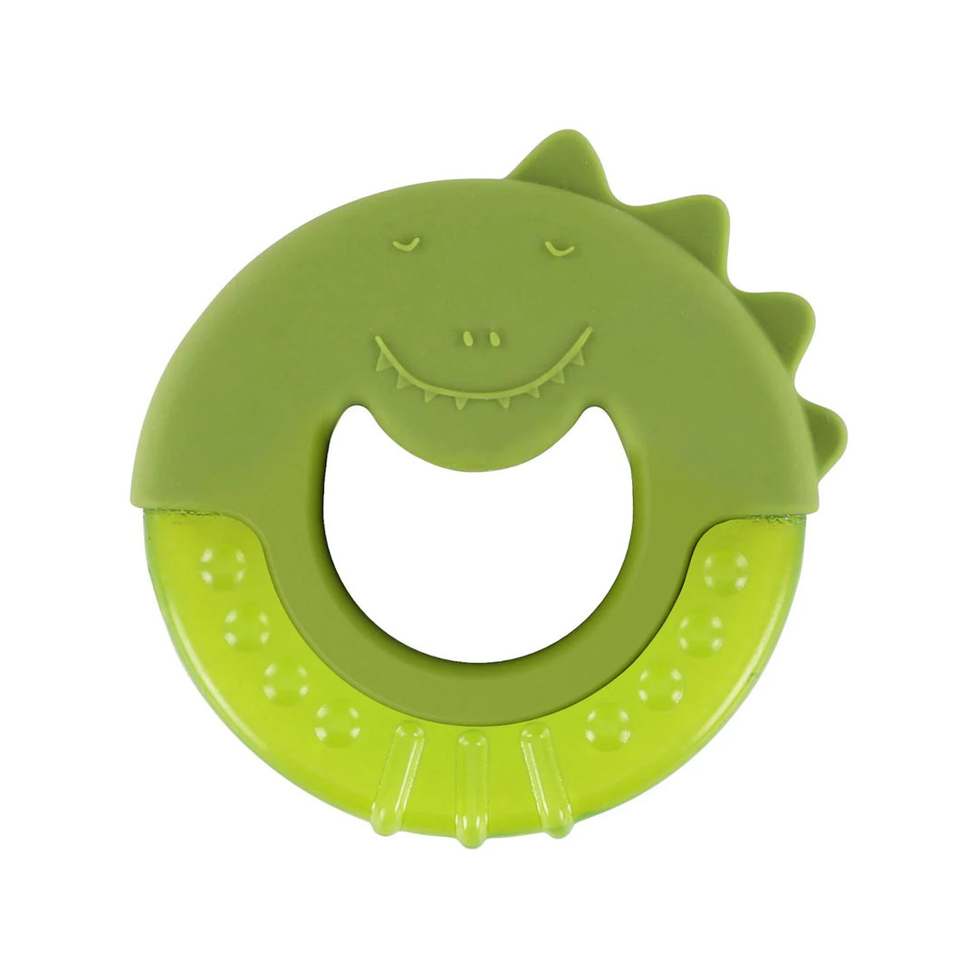 Trixie Koelbijtring - Mr. Dino - Siliconen - Groen 1