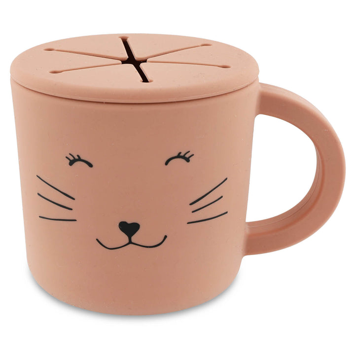 Trixie Siliconen Snack Beker - Mrs. Cat - Roze 1