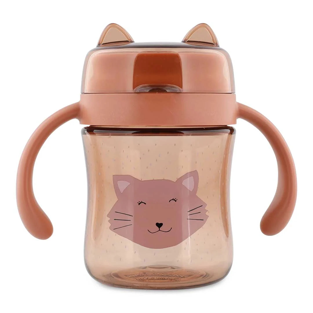 Trixie 360° Drinkbeker met Handvaten - Mrs. Cat - Roze 1