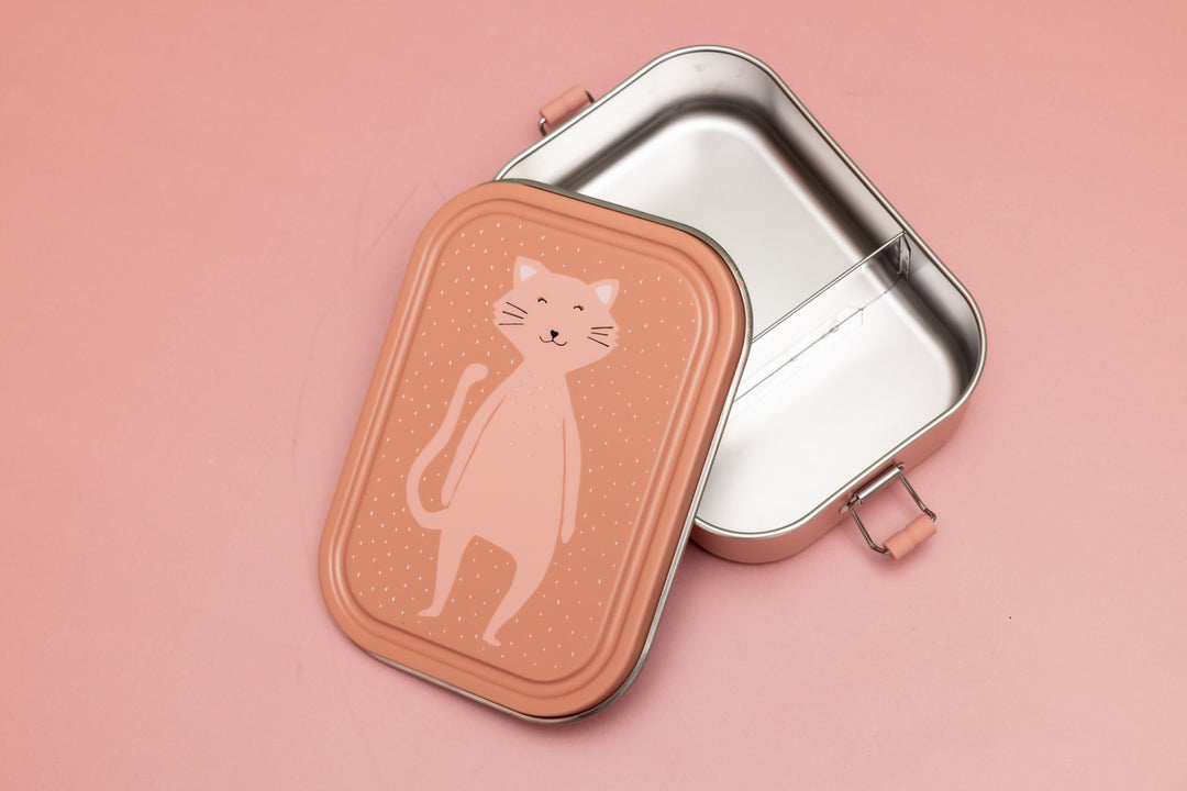 Trixie Brooddoos Groot - Mrs. Cat - Roestvrij Staal - Roze 5