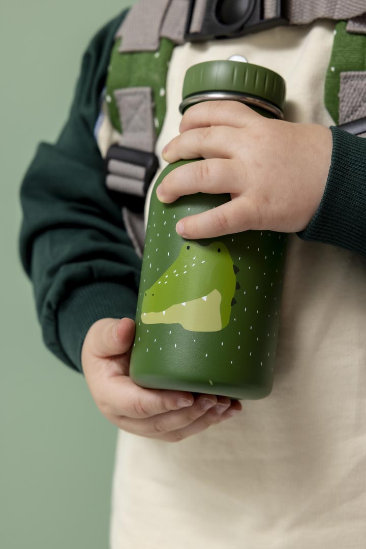 Trixie Drinkfles 350ml - Mr. Alligator - Roestvrij Staal 2