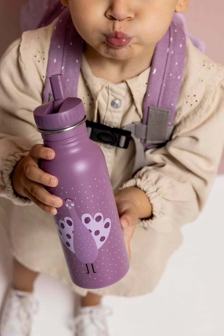 Trixie Drinkfles 500ml - Mrs. Peacock - Roestvrij Staal 6