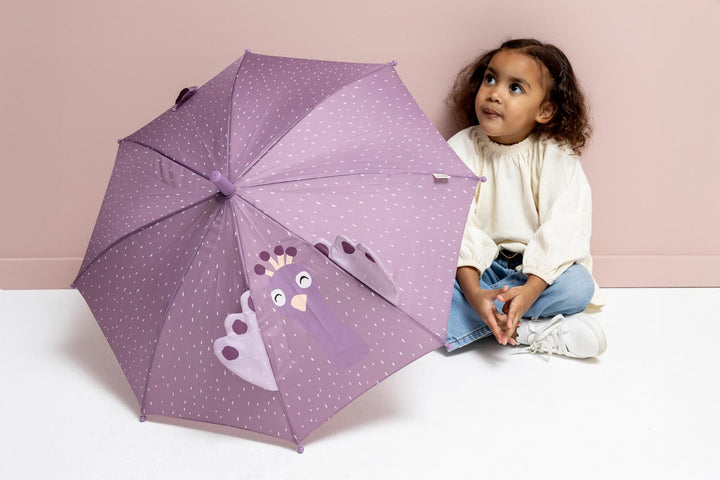 Trixie Paraplu - Mrs. Peacock - Unisex - Paars 2