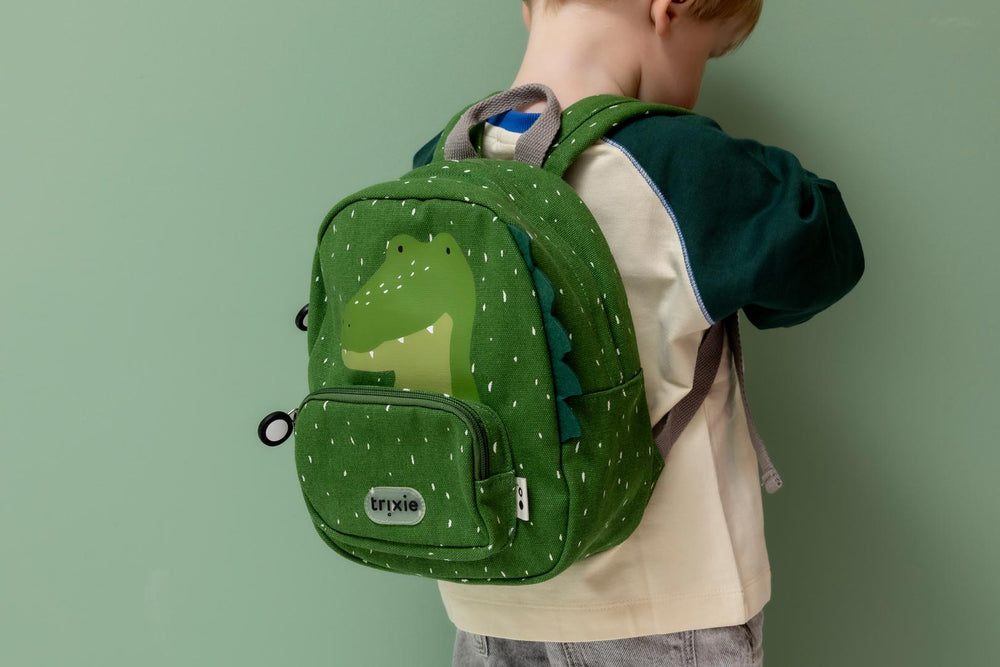 Trixie Rugzak Klein - Mr. Alligator - Schooltas - Groen 2