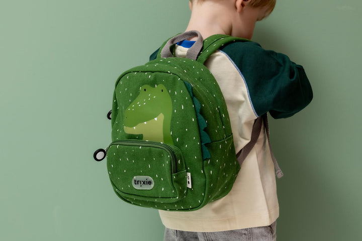 Trixie Rugzak Klein - Mr. Alligator - Schooltas - Groen 2