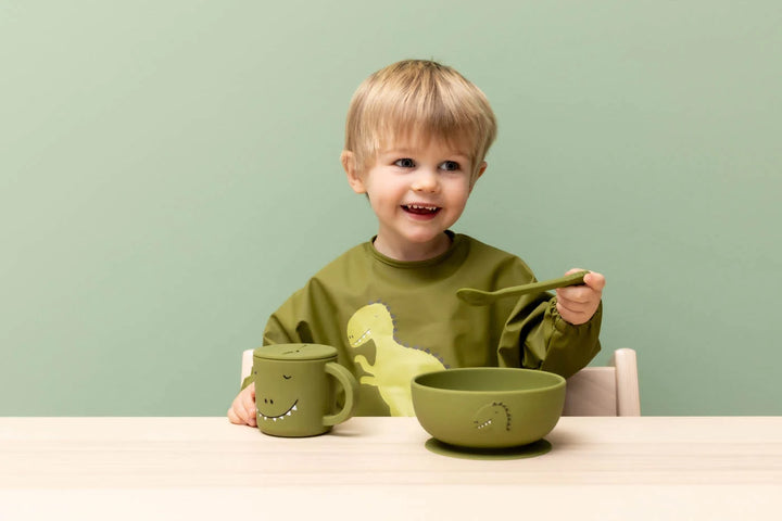 Trixie Silicone Snack Beker - Mr. Dino - Groen 3