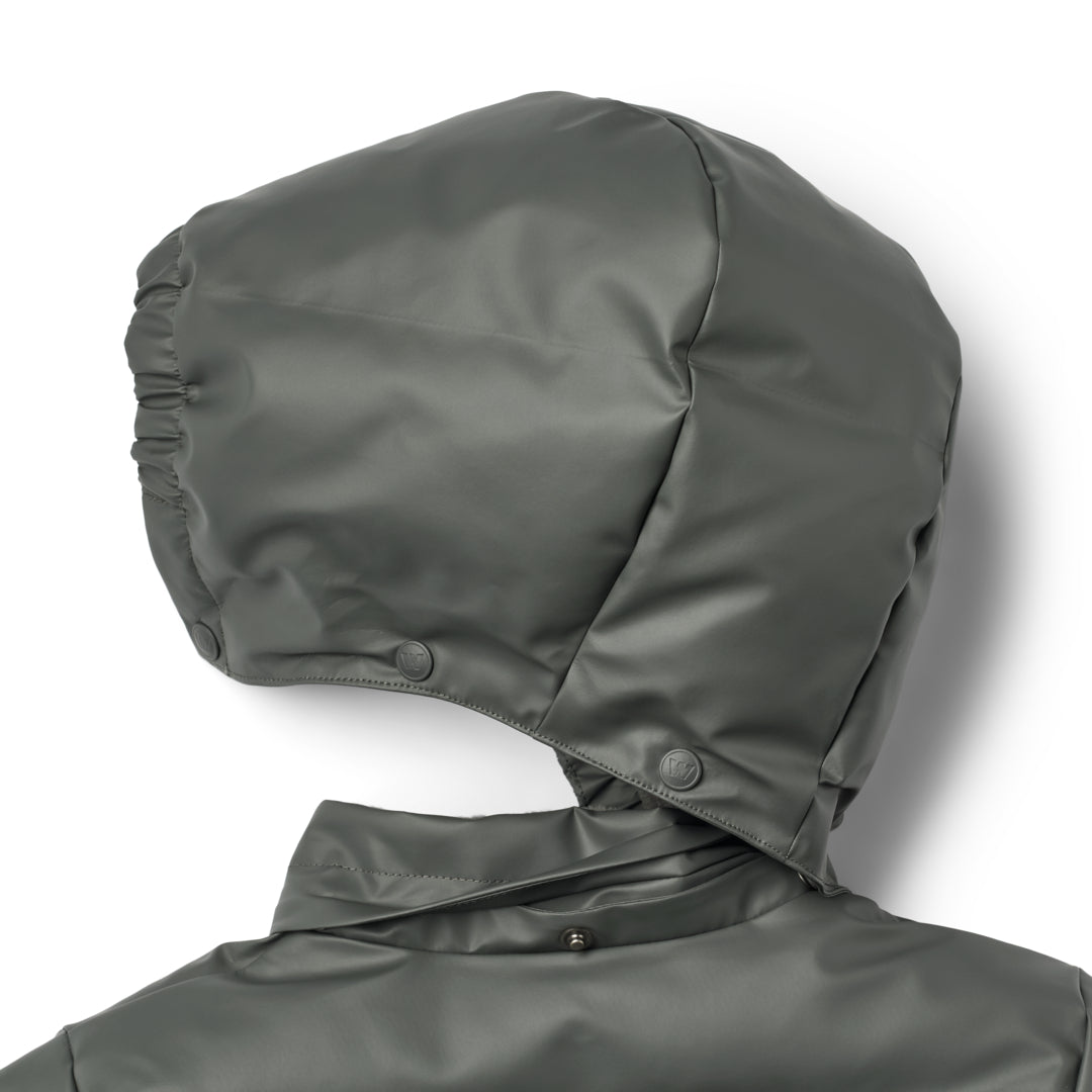 Wheat PU Puffer Jacket Coast Dark Shadow - Kinder Winterjas 3