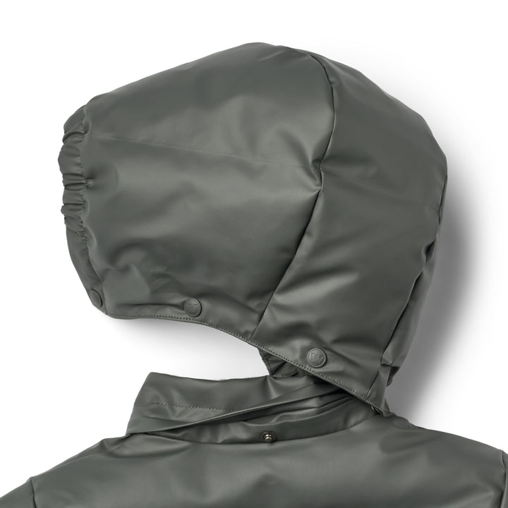Wheat PU Puffer Jacket Coast Dark Shadow - Kinder Winterjas 3