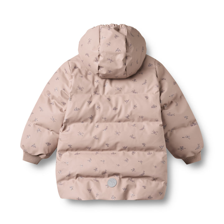 Wheat PU Puffer Jacket Coast Dry Rose Flowers - Meisjesjas 3