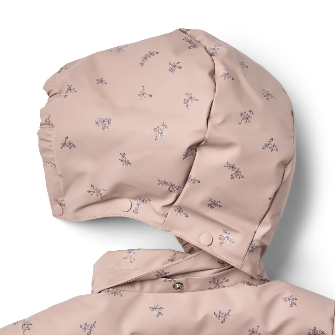 Wheat PU Puffer Jacket Coast Dry Rose Flowers - Meisjesjas 4