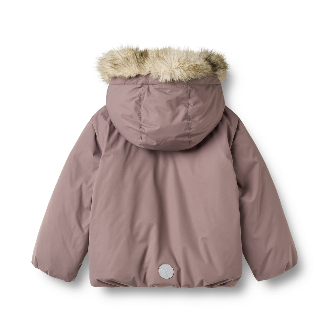Wheat Puffer Jacket Blaest Plum - Meisjes Winterjas - Roze 2