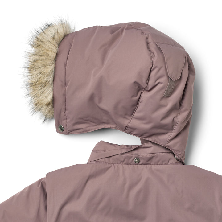 Wheat Puffer Jacket Blaest Plum - Meisjes Winterjas - Roze 3
