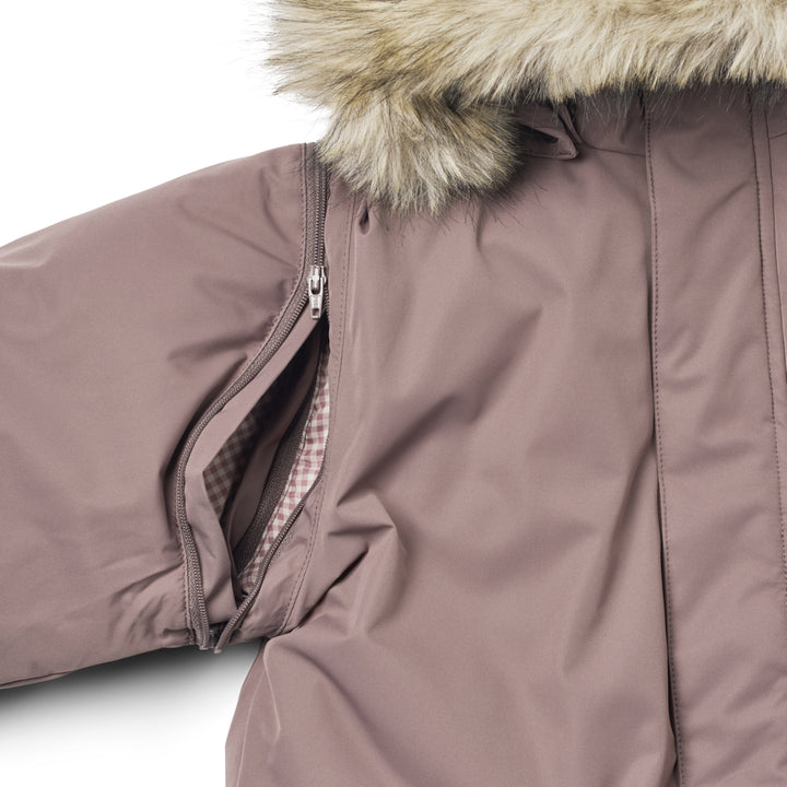 Wheat Puffer Jacket Blaest Plum - Meisjes Winterjas - Roze 4