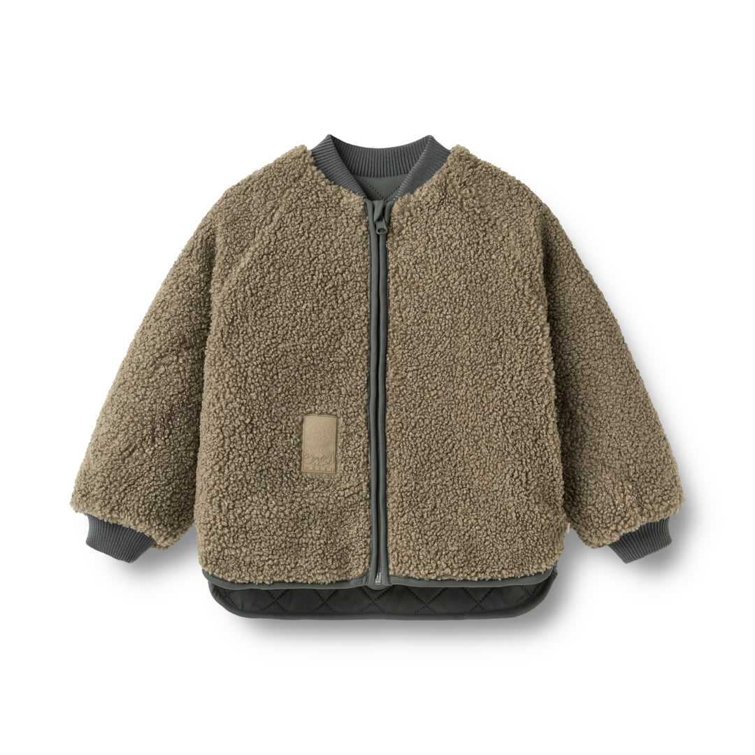 Wheat Reversible Thermo Jacket Lake Dark Shadow - Kinderjas 2
