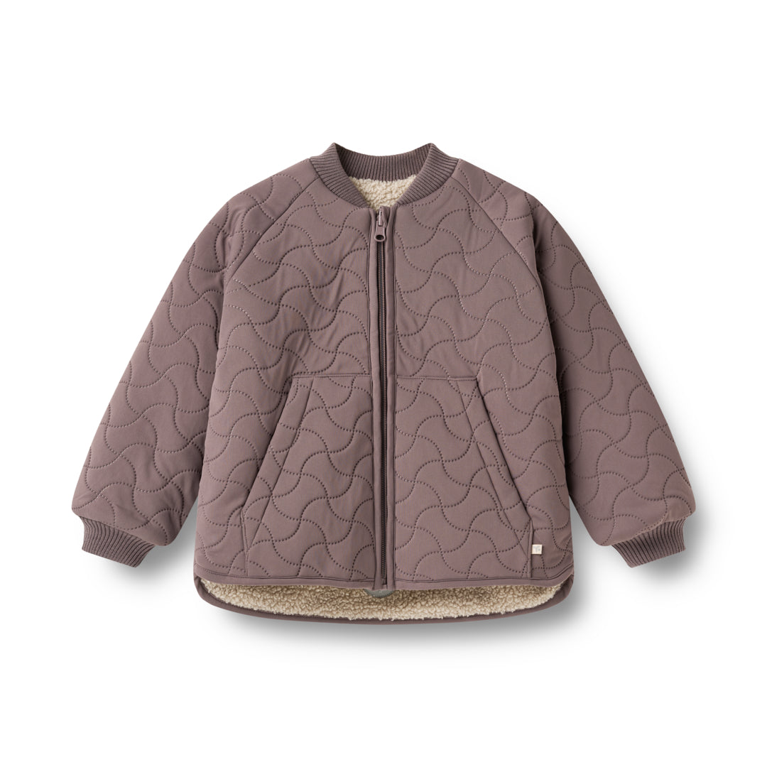 Wheat Reversible Thermo Jacket Lake Plum - Kinderjas 1