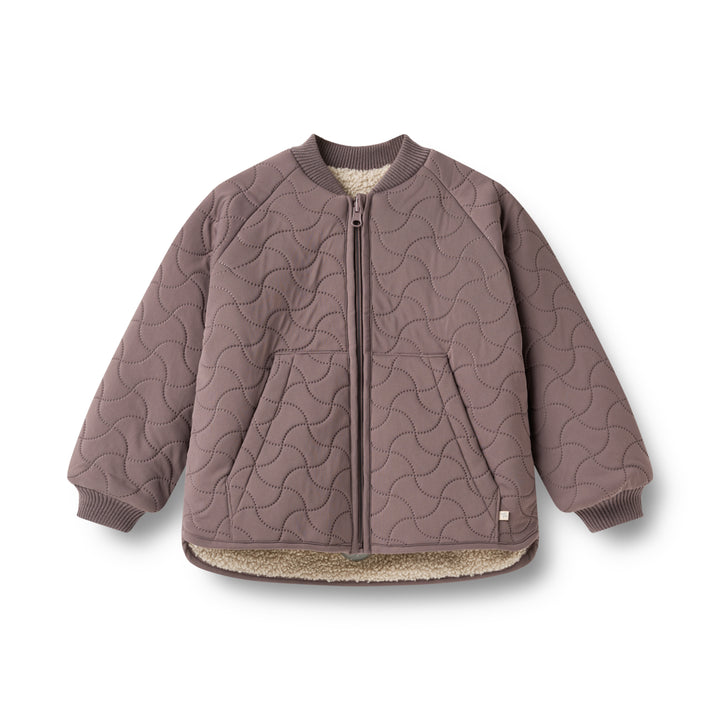 Wheat Reversible Thermo Jacket Lake Plum - Kinderjas 1