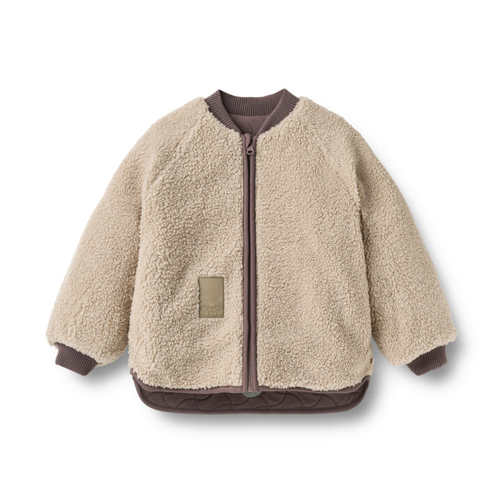 Wheat Reversible Thermo Jacket Lake Plum - Kinderjas 2