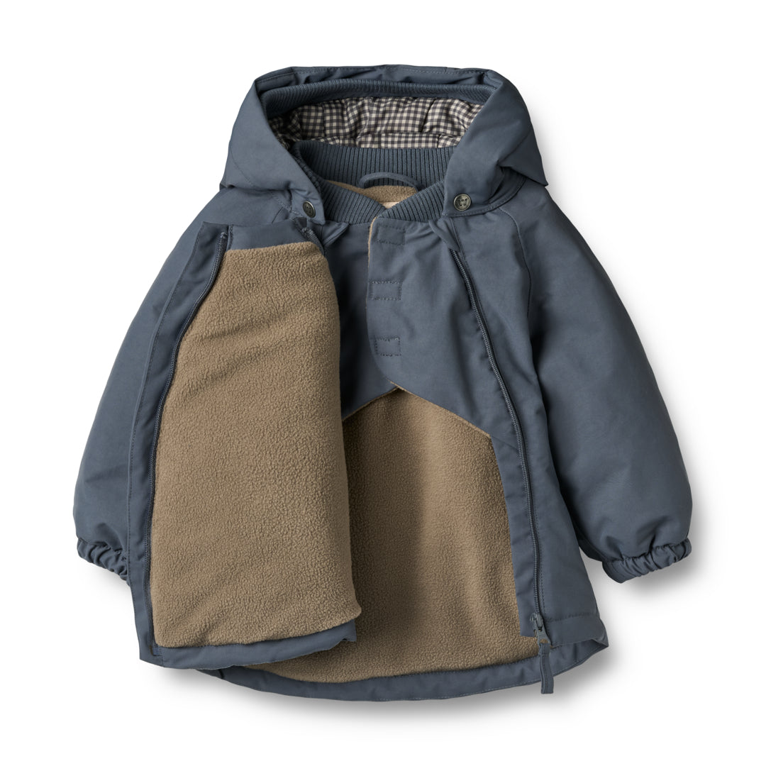 Wheat Tech Jacket Sascha Greyblue - Jongens Winterjas 3