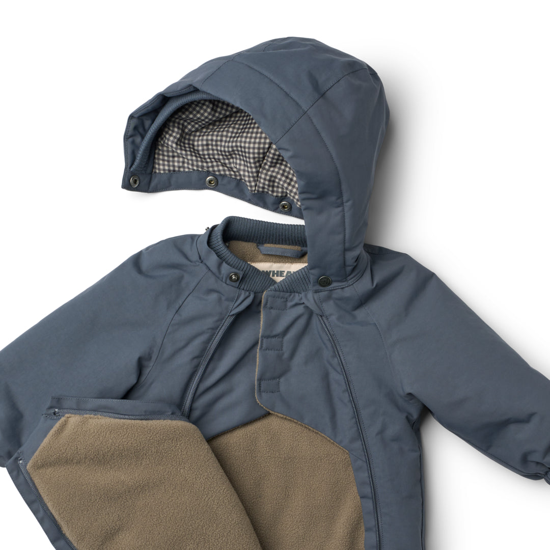 Wheat Tech Jacket Sascha Greyblue - Jongens Winterjas 4