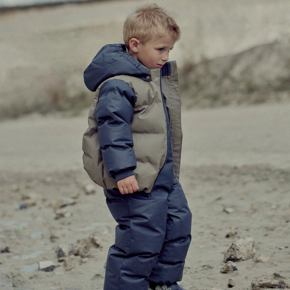 Wheat Puffer Jacket Shoore Grey Stone - Jongens Winterjas 2