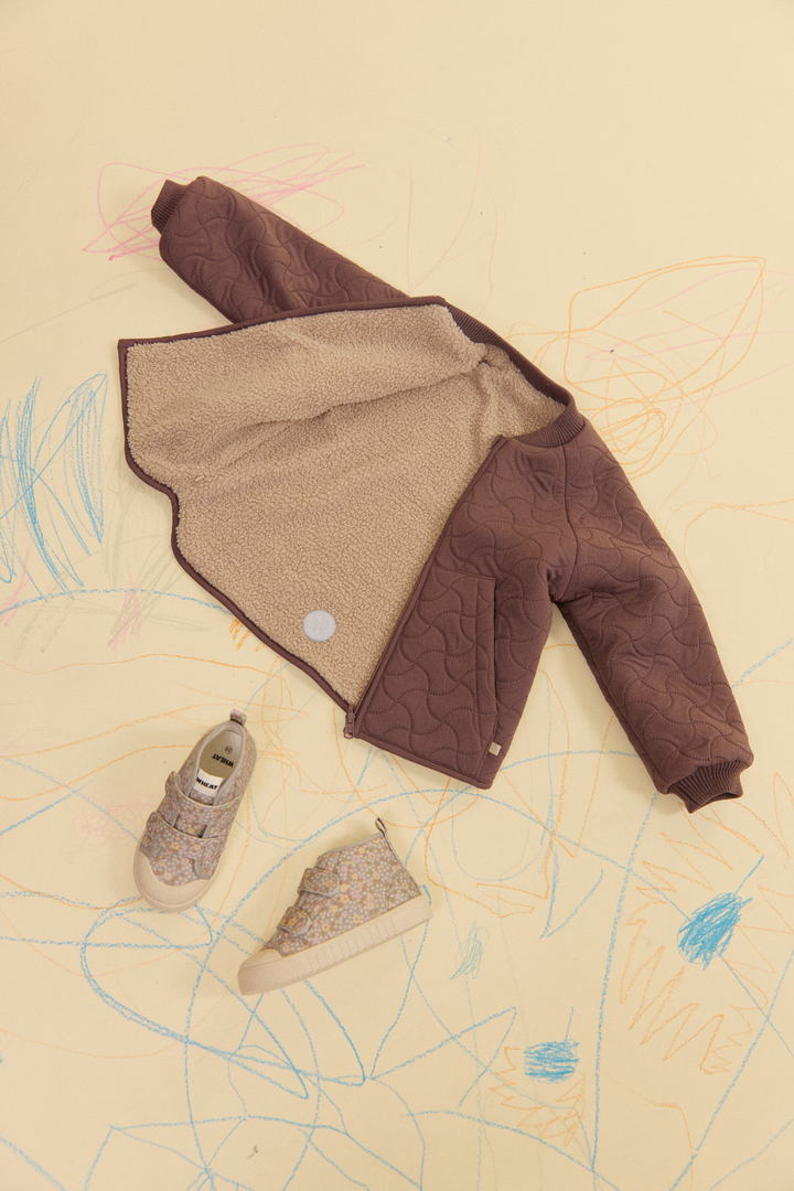 Wheat Reversible Thermo Jacket Lake Plum - Kinderjas 3