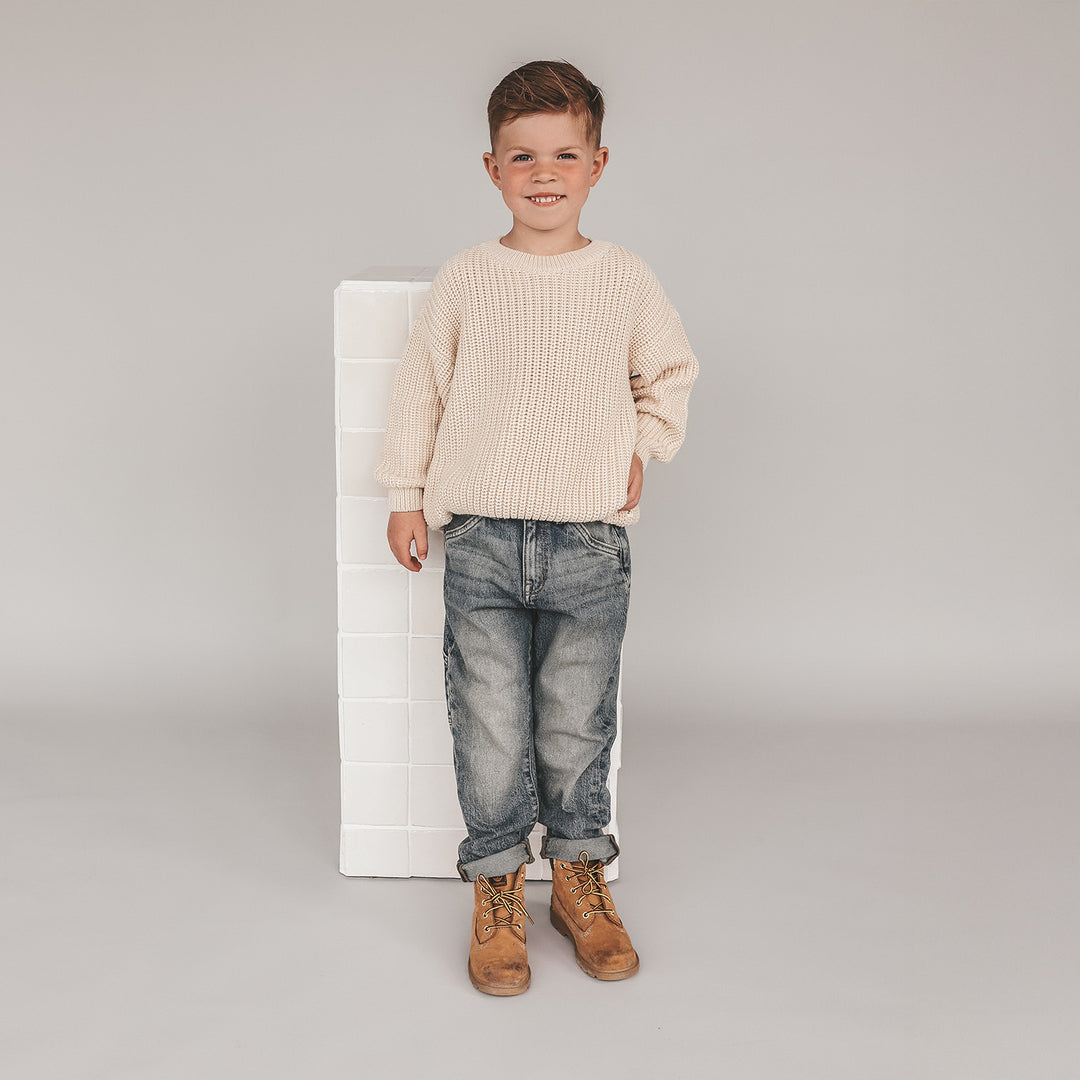 Your Denim Worker Jeans Tinted Mid Blue - Jongens Broek 2