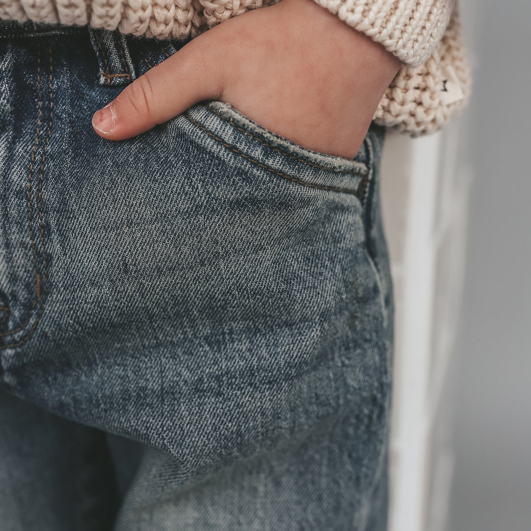 Your Denim Worker Jeans Tinted Mid Blue - Jongens Broek 4