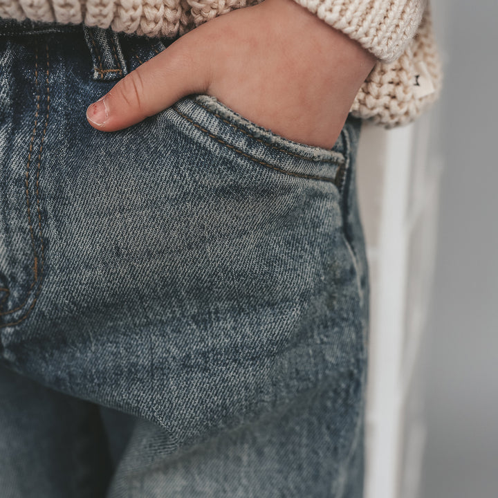 Your Denim Worker Jeans Tinted Mid Blue - Jongens Broek 4