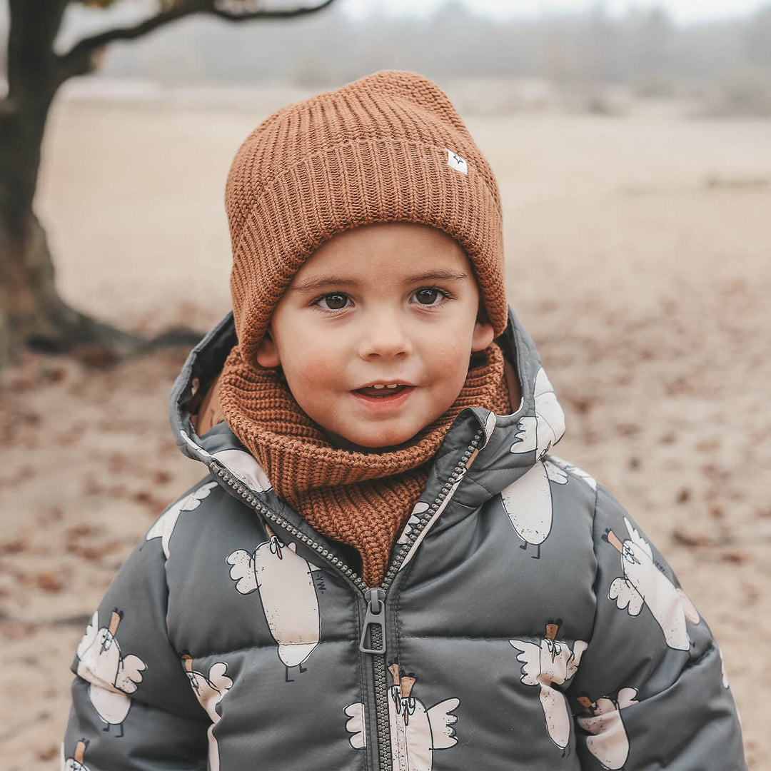 Your Wishes Chicken Puffer Coat- Jongens Winterjas - Grijs 4