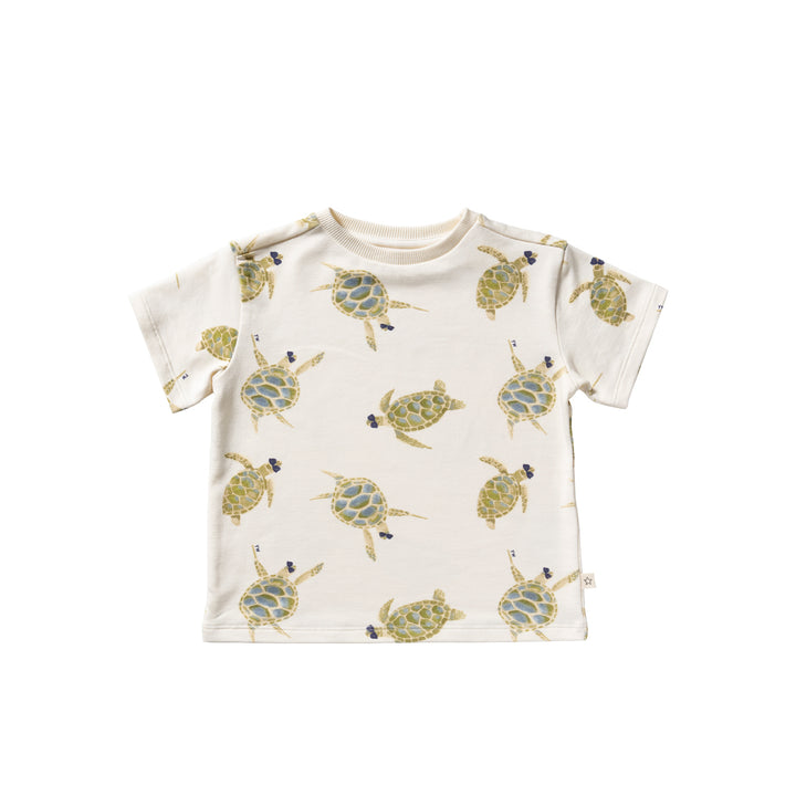 Your Wishes Cool Turtle Oversized Tee - Jongens Shirt 1