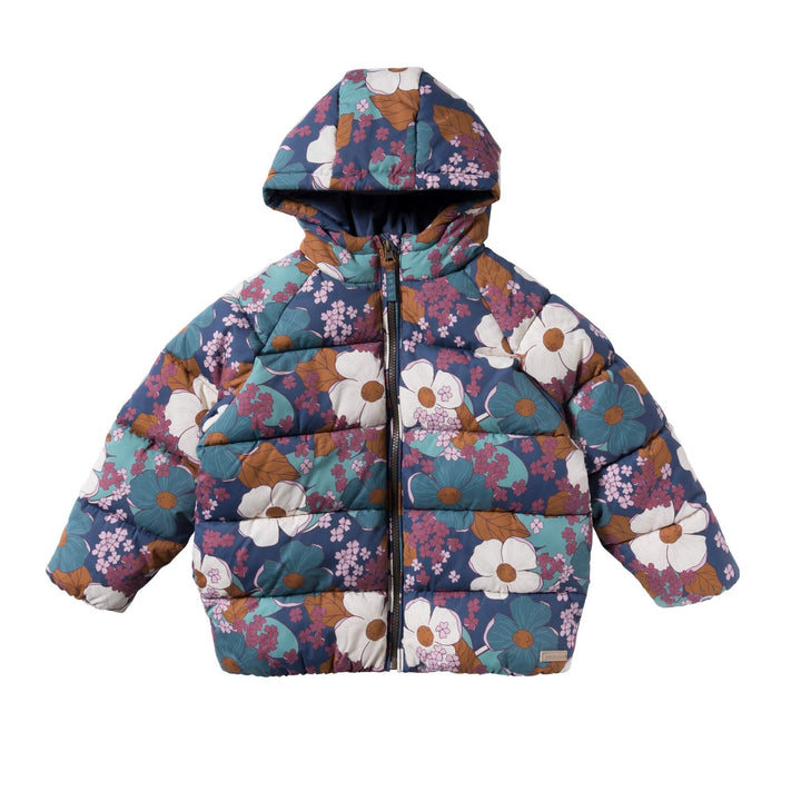 Your Wishes Florid Flare Puffer Coat - Meisjes Winterjas 1
